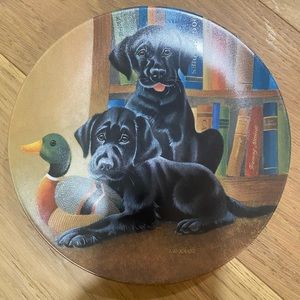 It’s a Dog’s Life “Literary Labs” Knowles collectible vintage plate